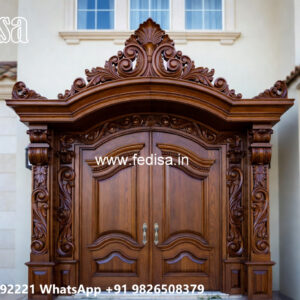 Patio Design Classic House Villa Boundary Wall Design No-075