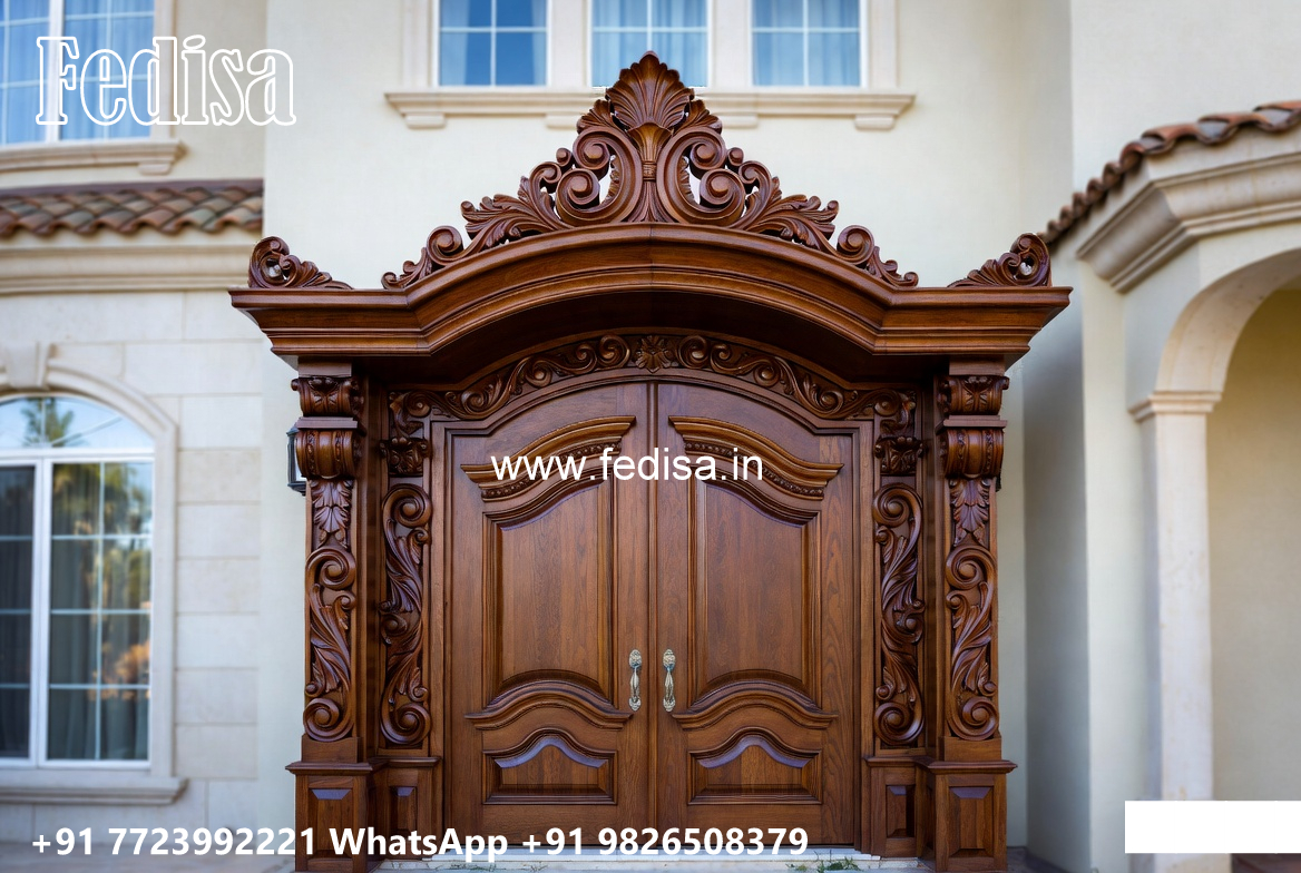 Patio Design Classic House Villa Boundary Wall Design No-075