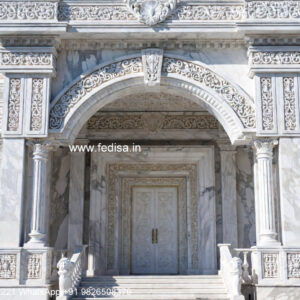 Classic Home Design With Garden Villa Entrance Door Design No-121