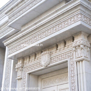 Traditional House Design Villa Compound Wall Designs No-171