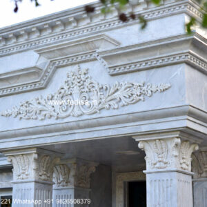 Classic Front Elevation Mexican Villa Design No-218