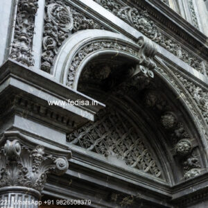 Stone Finish Home Exterior New Classic Villa Exterior Design No-222