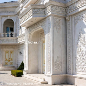 Traditional Home Design With Modern Touch Villa Main Entrance Design No-242