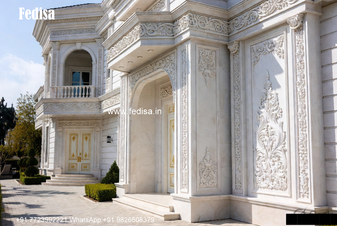 Traditional Home Design With Modern Touch Villa Main Entrance Design No-242