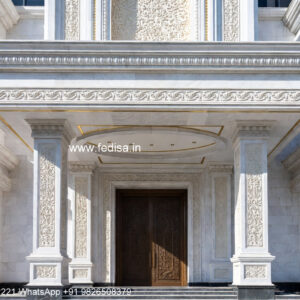 Classic Home Design With Garden 3 Storey Villa Design No-243