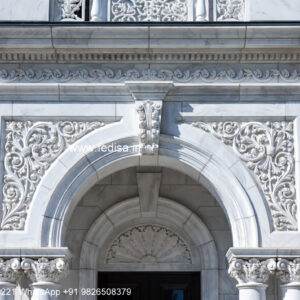 Classic Villa Exterior Villa Terrace Design No-253