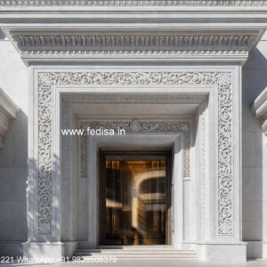 Grand Entrance Villa Design Lebanese Villas Designs No-255