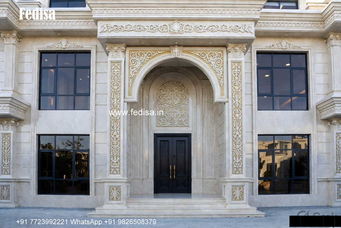 Traditional House Facade Minimalist Living Room No-338