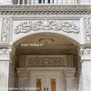 Luxury Front Elevation Villa Home Door Design No-379