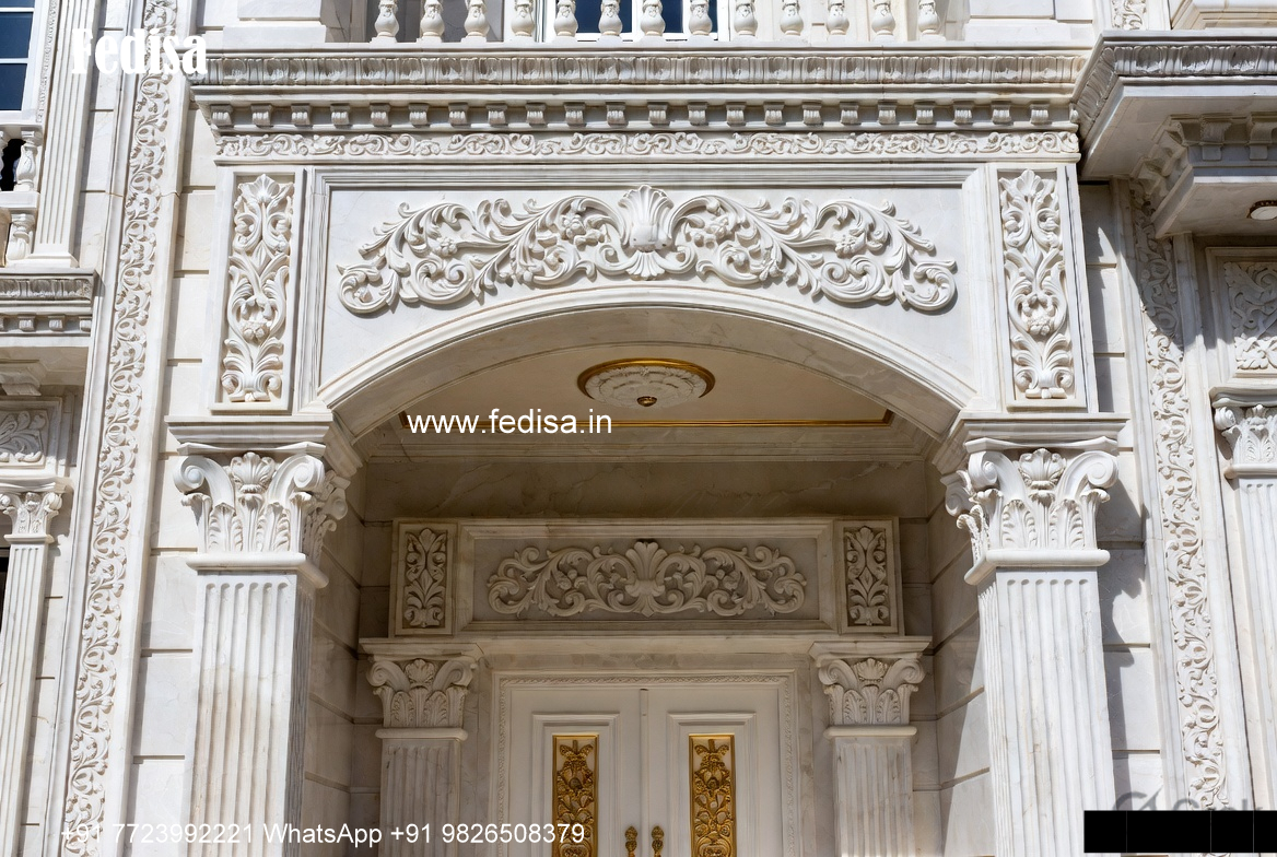Luxury Front Elevation Villa Home Door Design No-379
