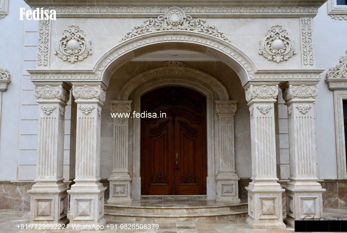 Traditional Home Facade Modern Main Door Designs For Indian Homes No-422