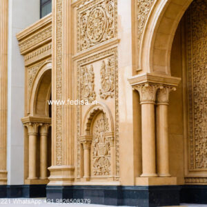 Classic Villa Garden Design Building Front Design No-513