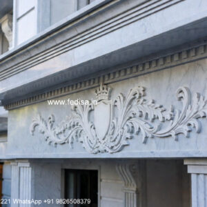 Classic Outdoor Patio Villa Mandir Designs For Small Flats No-518