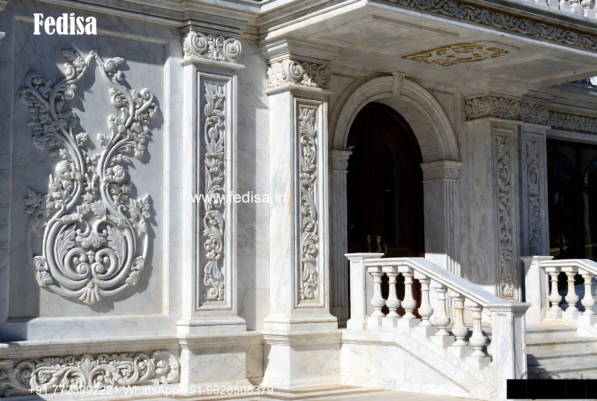 Traditional Interior Design Single Floor Home Front Design No-552