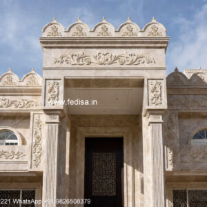 Traditional House Facade House Design Drawing No-582