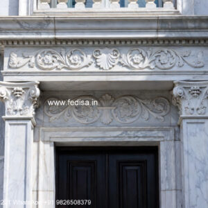 Stone Finish Villa Design 1 Floor House Design No-626
