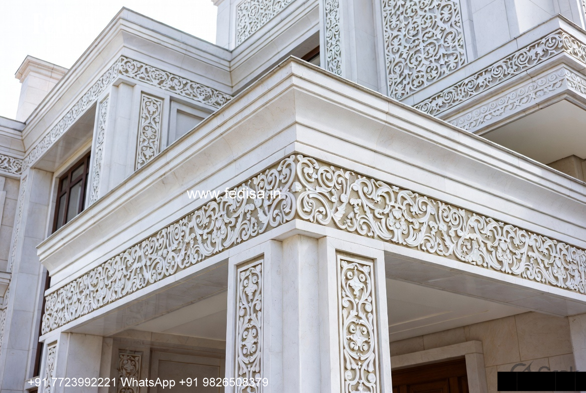 Classic Villa Interior Single Storey House Design No-627