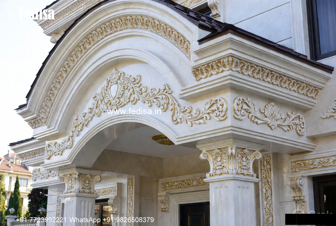 Traditional House Facade Living Room Styles No-704