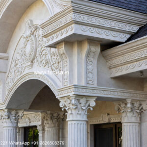 Heritage Style Villa Exterior Modern Contemporary Interior Design No-746
