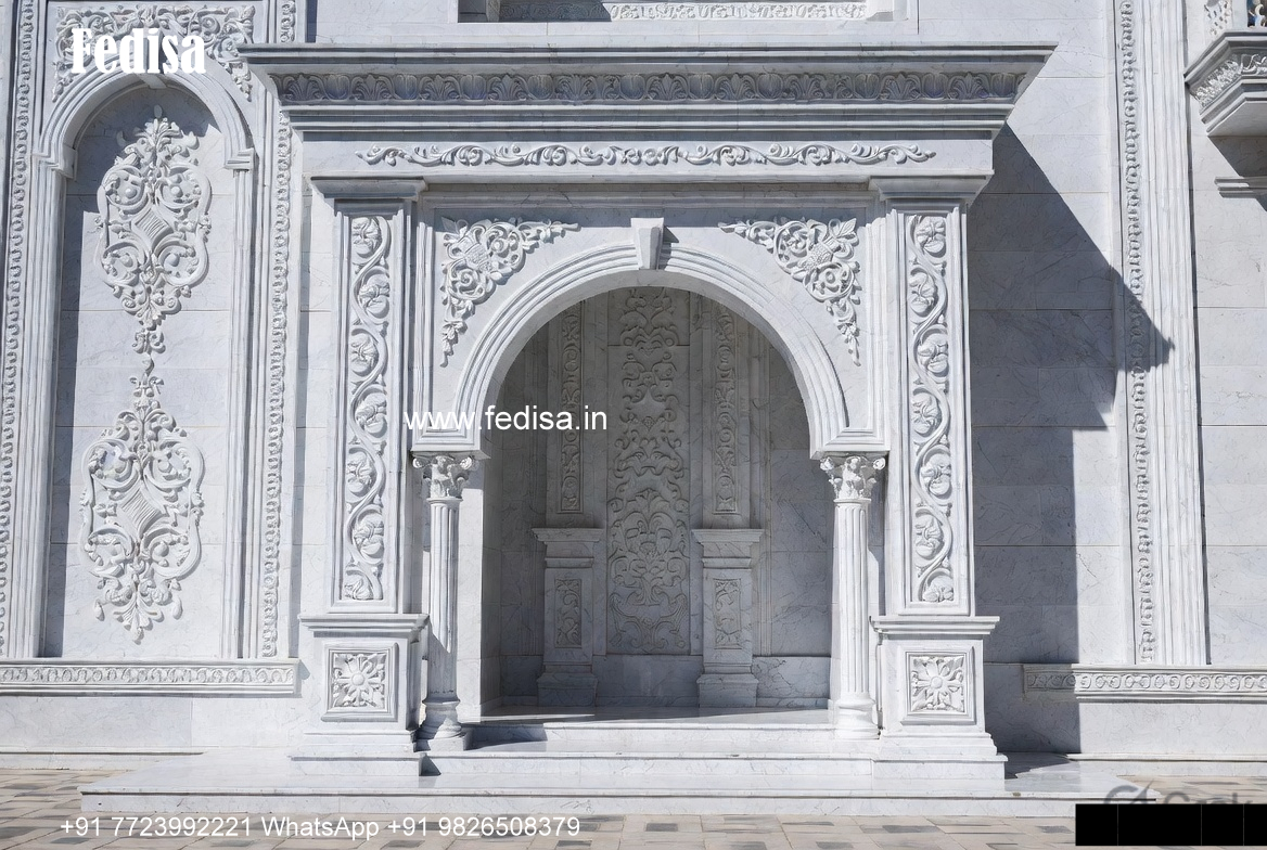 Traditional House Facade Wall Decor Design No-826