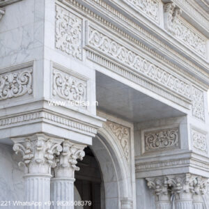 Brick Classic Home Mandir Design In Wall No-831