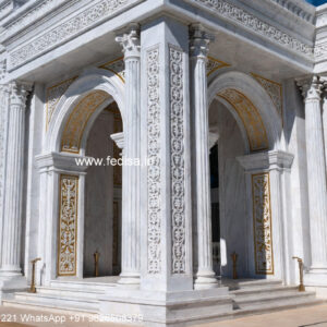 Fountain Garden Villa Home Boundary Wall Design No-882