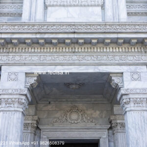 Front Yard Classic House New Mandir Design For Home No-927