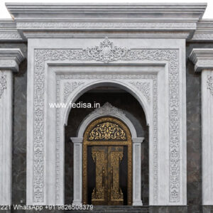 Courtyard House Design Puja Mandir Design No-930