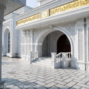 Villa With Columns Design 2bhk House Plans No-988