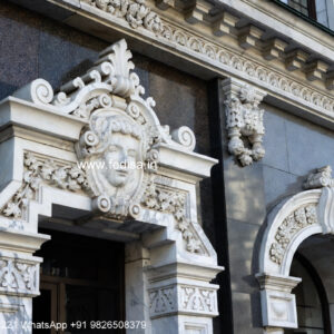 Heritage Style Villa Exterior 3bhk House Plans No-990