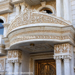 Classic Villa Front Elevation Design Cottage Decorating Ideas No-1014