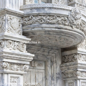 Marble Flooring Home Mirror Door Design No-1045