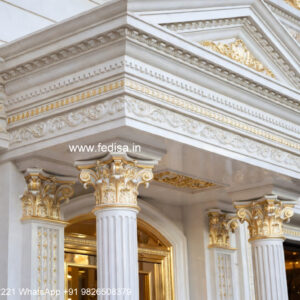 Classic Villa Interior Stylish Flat Roof Houses No-1115