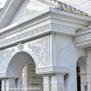 Patio Design Classic House House Design Front View No-1173