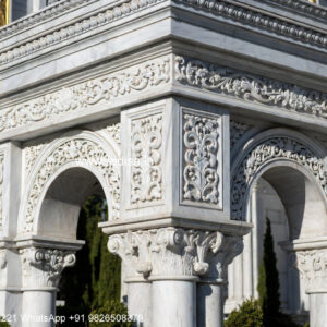 Classic Home Exterior Front Balcony Design For Small House No-1191