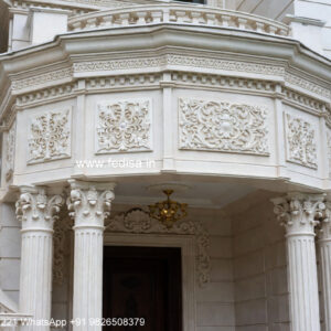 Traditional Villa Architecture House Entrance Design Ideas No-1223