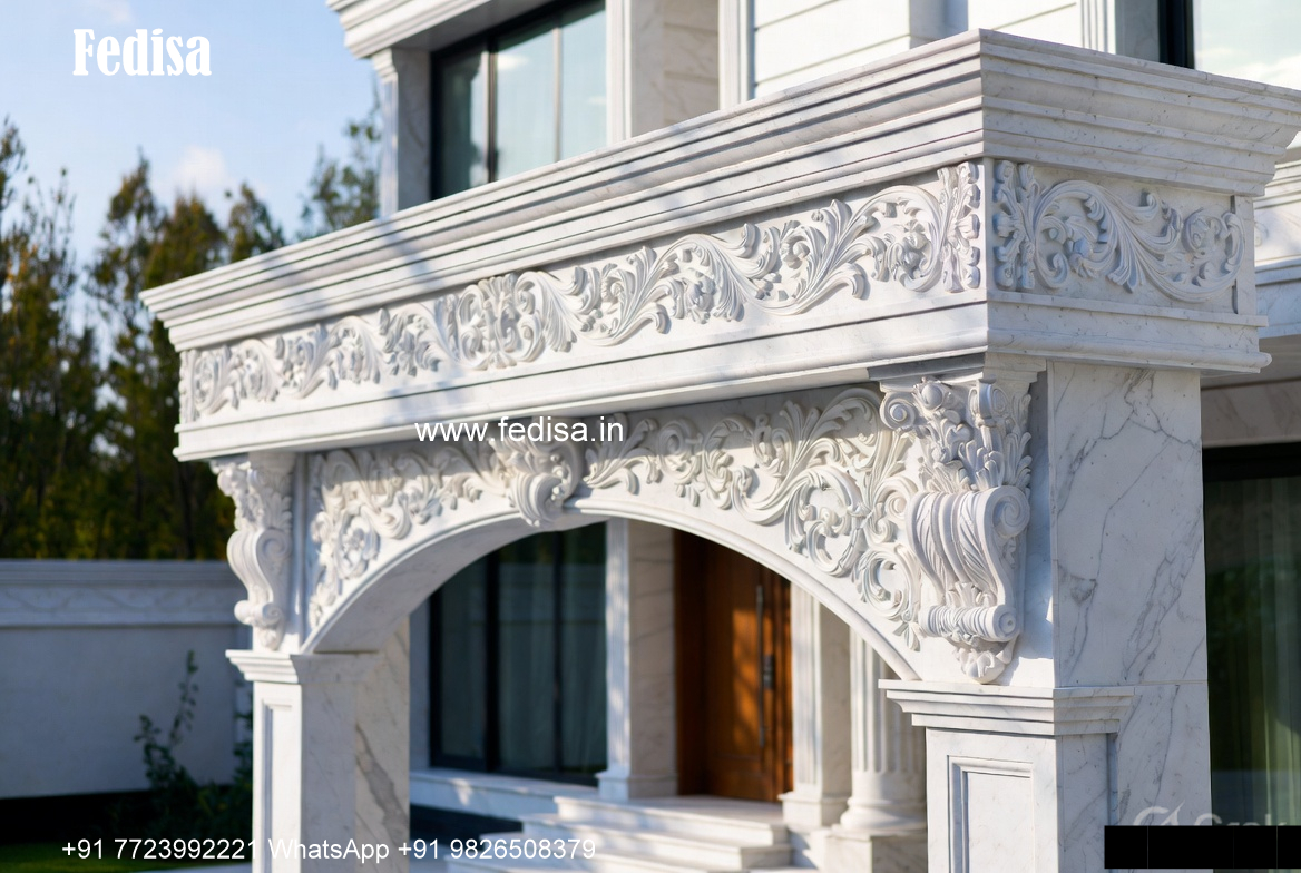 Villa With Columns Design Colonial House Design No-1232