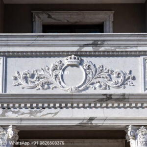 Heritage Style Villa Exterior 6 Marla House Design No-1234