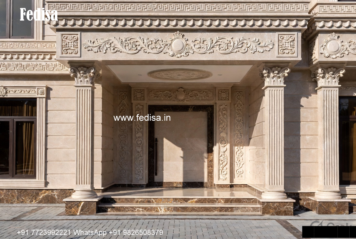 Classic Mediterranean Villa Style Homes Wall Design Ideas Paint No-1254