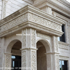 Classic Mediterranean Villa Style Homes Simple Flat Roof House Design No-1376