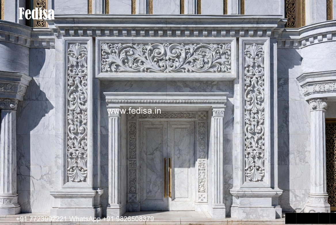 Elegant Classic Home Exterior Ideas Autocad House Design No-1464