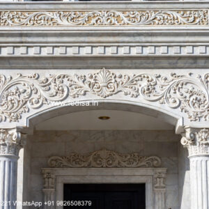 Luxury Front Elevation Villa 3 Bhk Interior Design No-1477