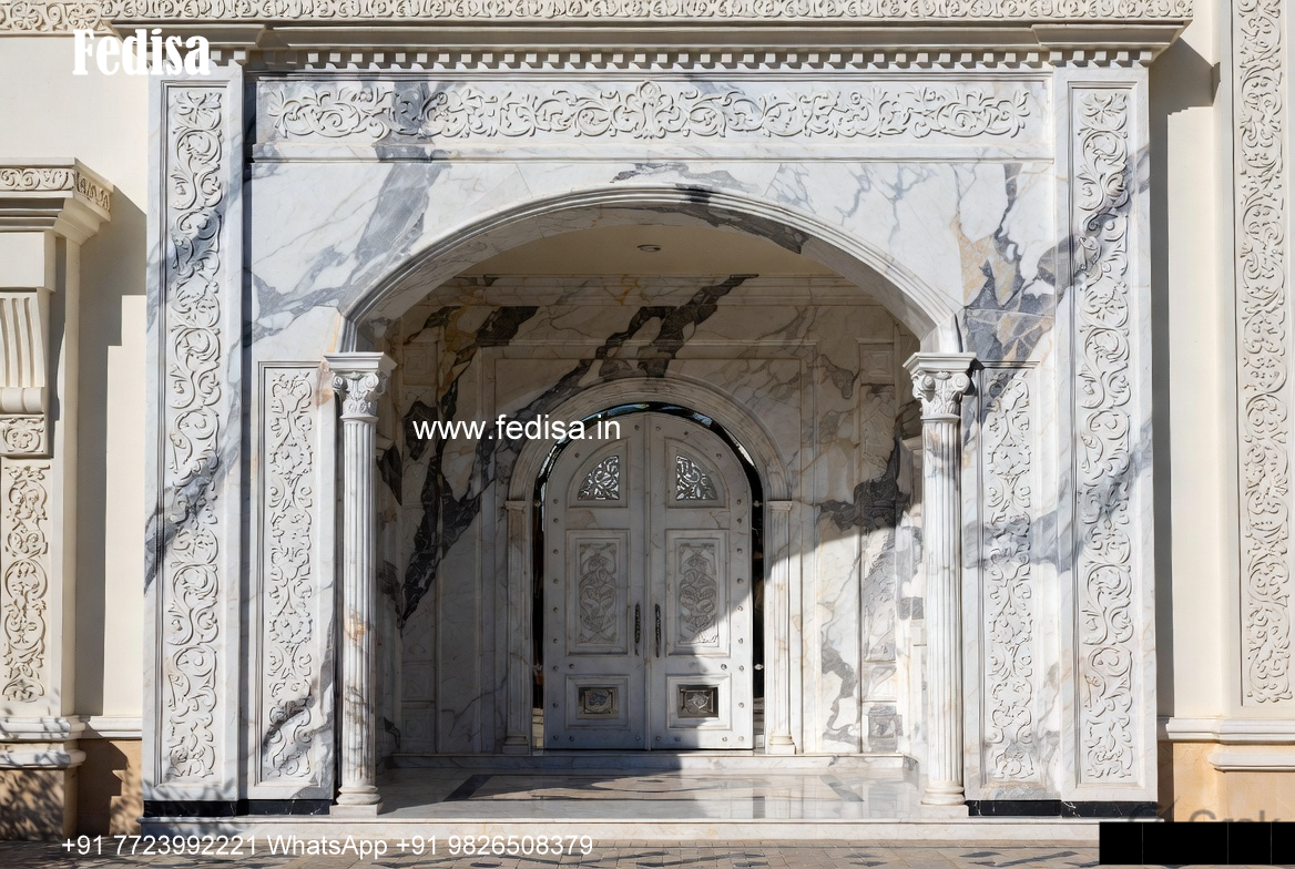 Stone Finish Villa Design A Frame House Interior No-1480