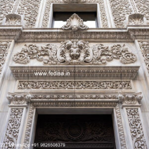 Luxury Front Elevation Villa Glass House Design No-1599