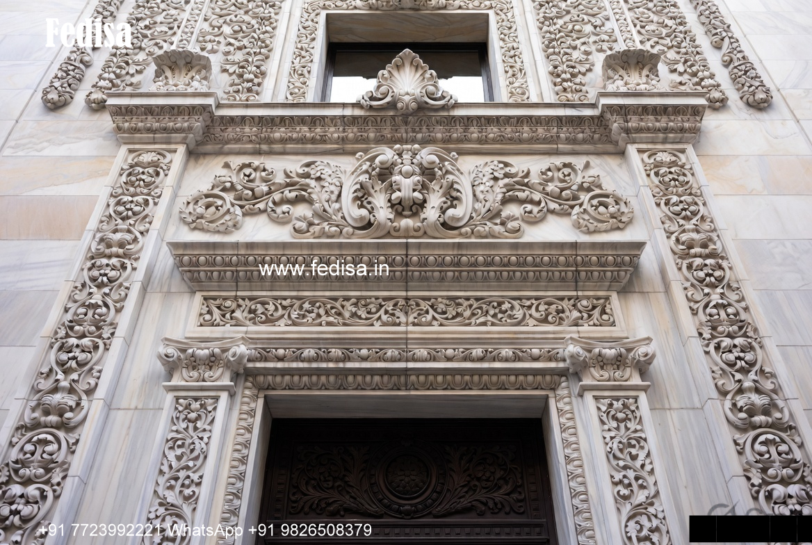 Luxury Front Elevation Villa Glass House Design No-1599