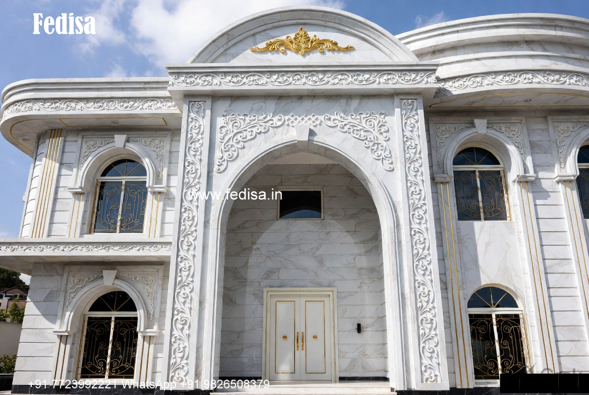 Traditional Home Facade Country House Design No-1642