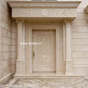 Classic Front Elevation Underground House Design No-1682