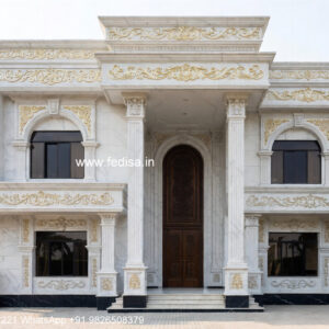 Neoclassical Villa Facade Country Style House Plans No-1718