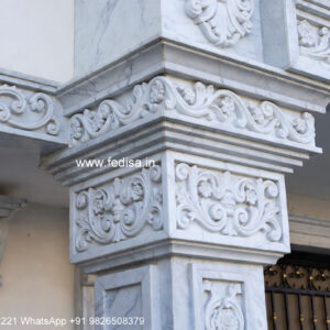 Villa With Columns Design Glass House Architecture No-1720