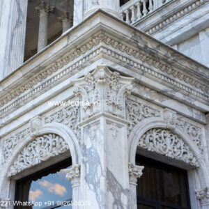 Classic Villa Interior House Portico Design No-1725